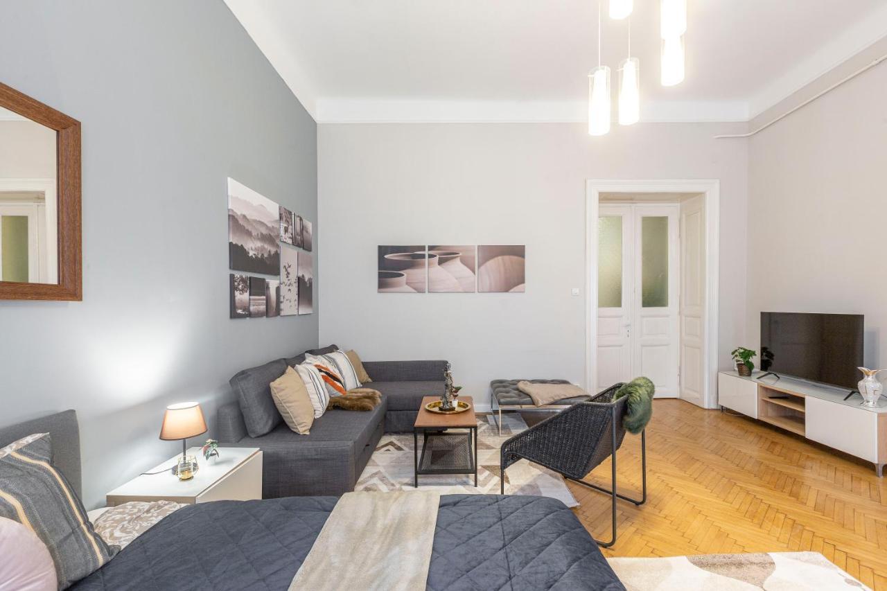 Spacious & Cozy Downtown Apartment With Balcony ブダペスト エクステリア 写真